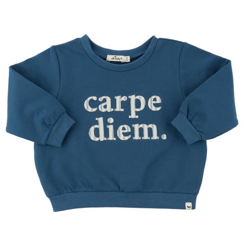 Carpe Diem Brooklyn Boxy Sweatshirt (Toddler, Little Kid)