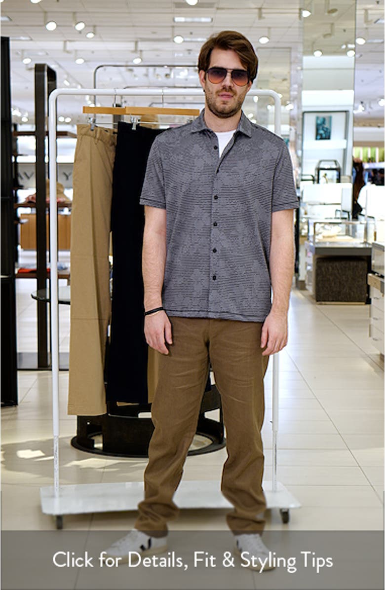 Costa Wave Twilight Canopy Seersucker Stripe IslandZone<sup>®</sup> Short Sleeve Button-Up Shirt, sales video thumbnail