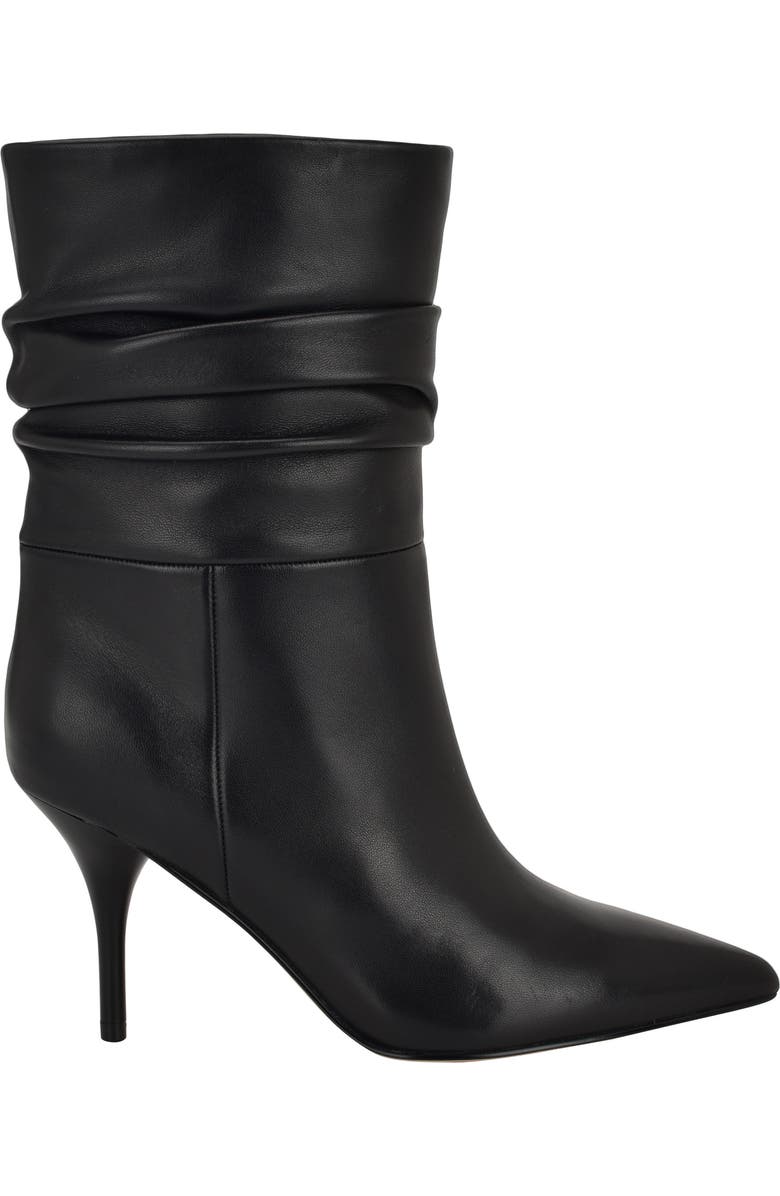 Calvin Klein Cerine Slouch Pointed Toe Bootie, Alternate, color, Black
