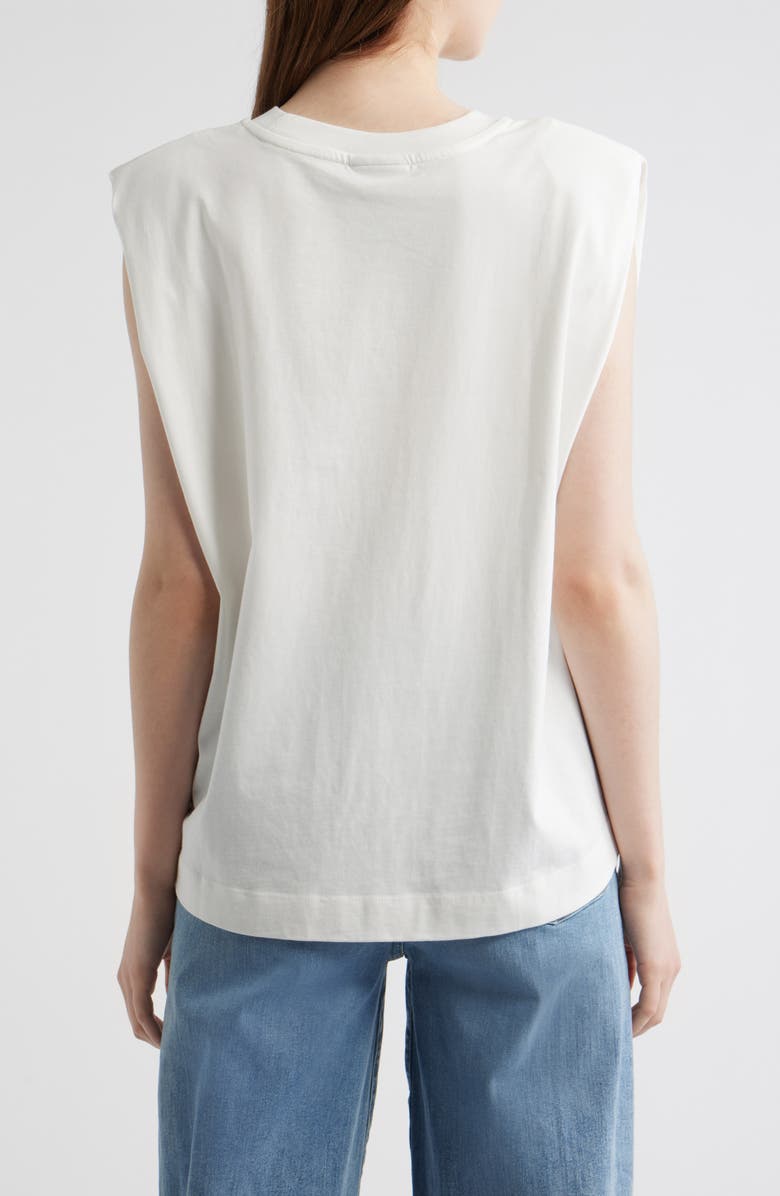 FARM Rio Toucan Rio Graphic Cap Sleeve Tank Top, Alternate, color, Off-White