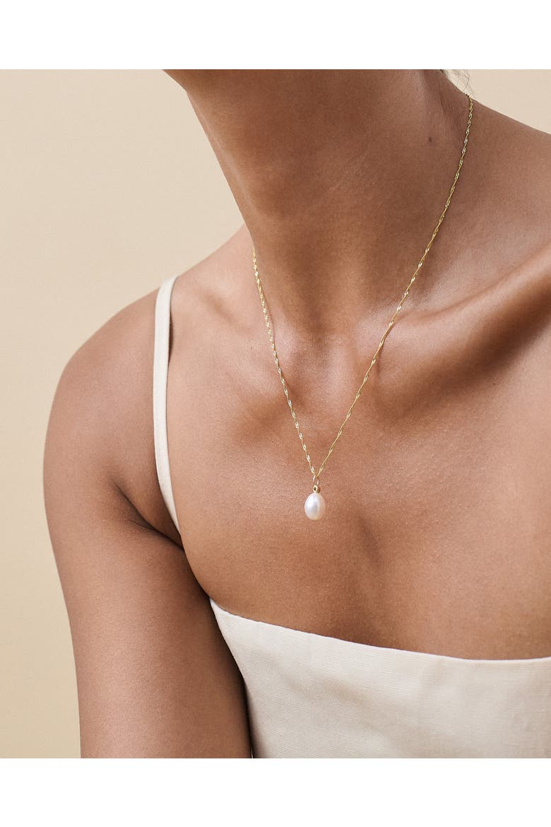 Pearl Diamond Necklace, Alternate, color, Pearl