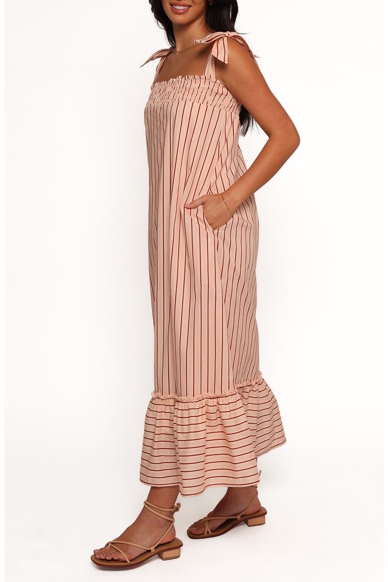 Irina Stripe Maxi Dress, Alternate, color, PINK STRIPE