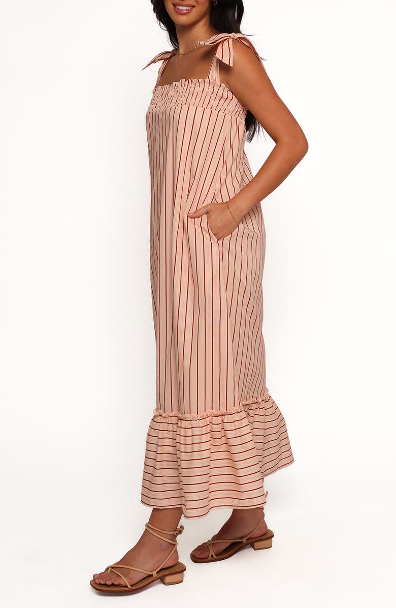 Petal & Pup Irina Stripe Maxi Dress, Alternate, color, Pink Stripe