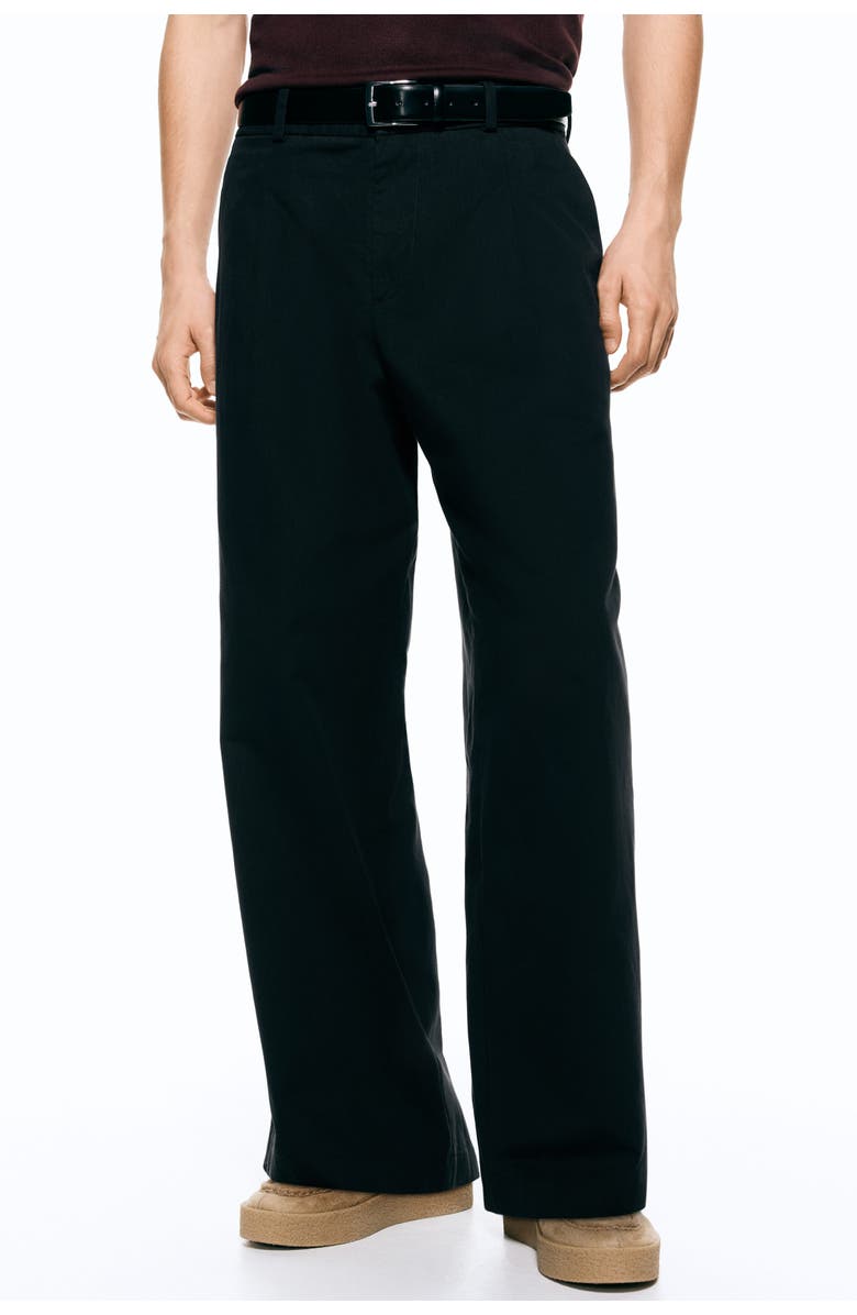 H&M Loose Fit Tailored Trousers, Alternate, color, 
