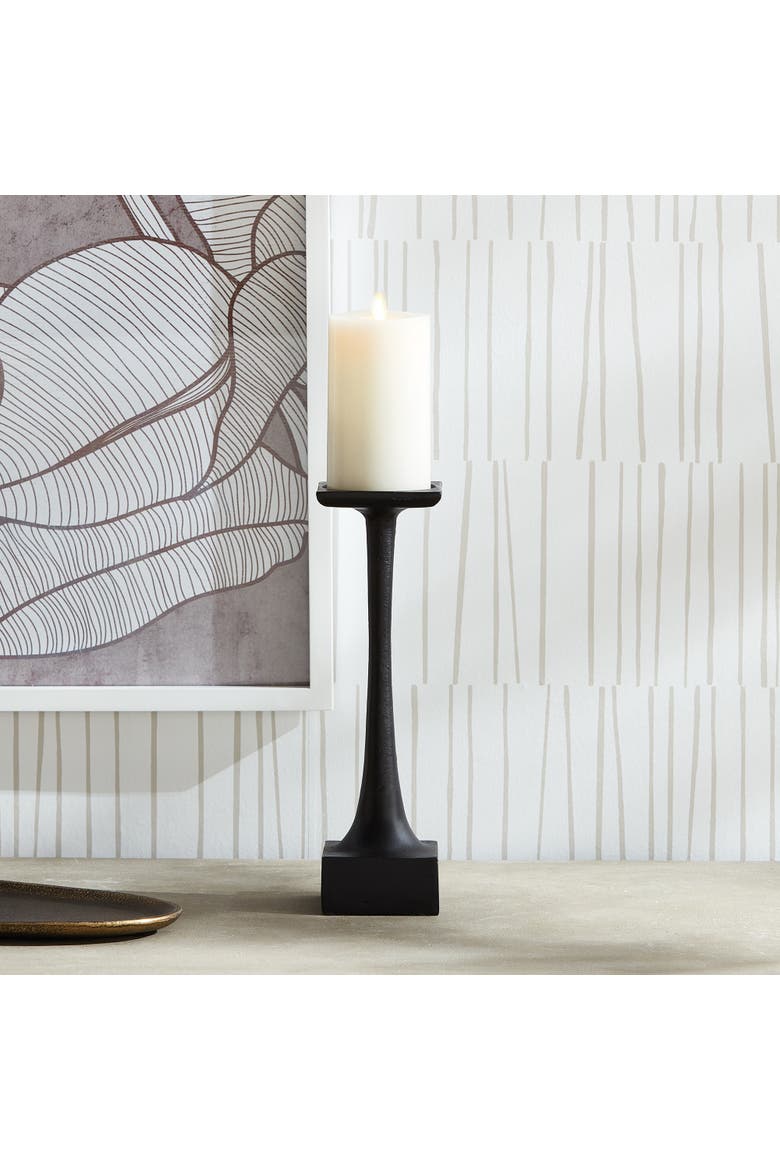 Milton Candle Stand, Alternate, color, Black