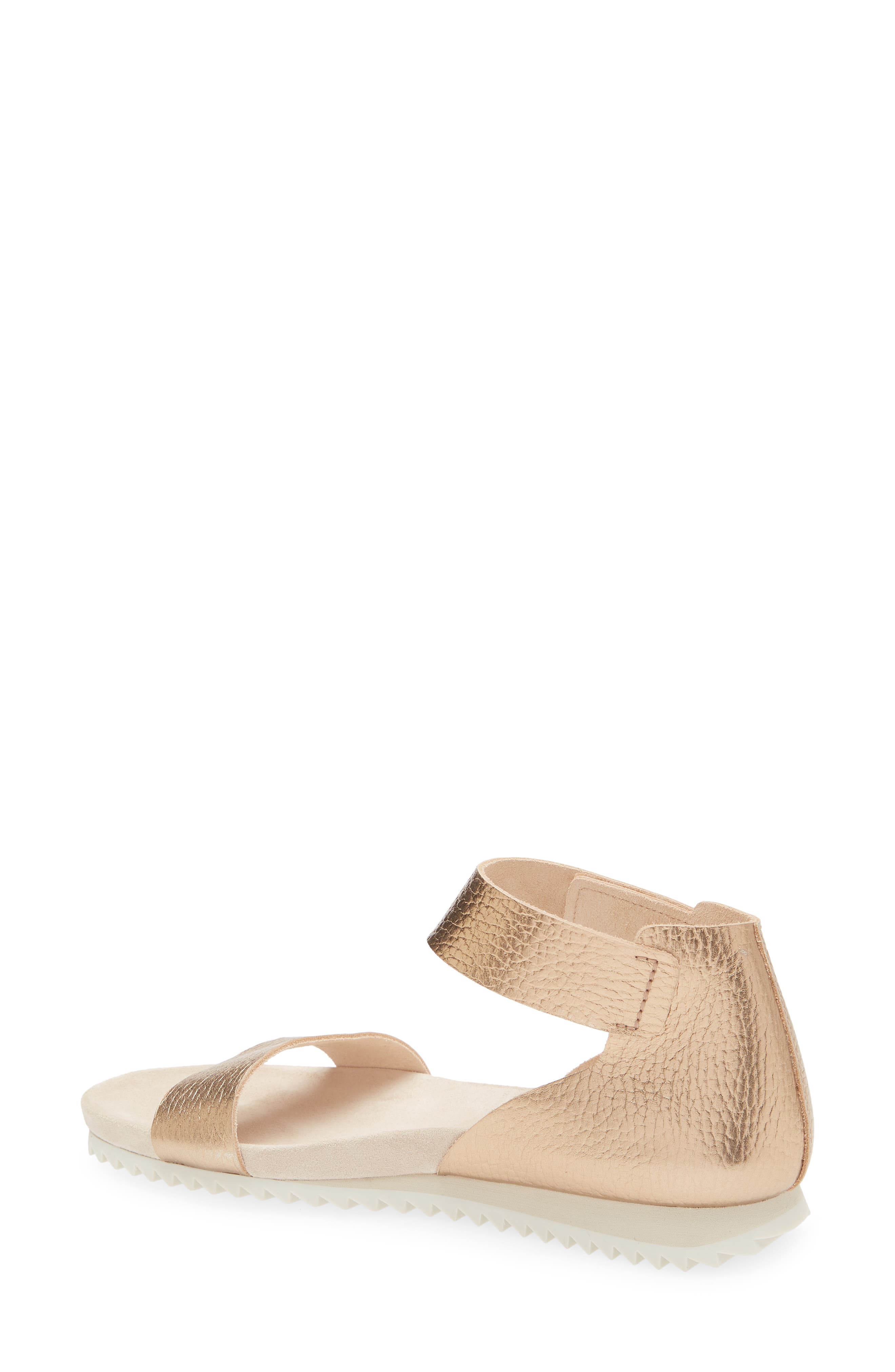 Jalila Ankle Strap Sandal, Alternate, color, CAVA CERVO LAME