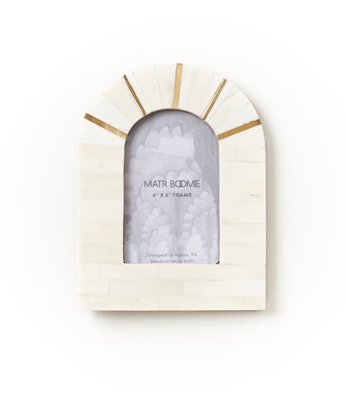 Matr Boomie Mukhendu Arch 4x6 Picture Frame In White - Arch