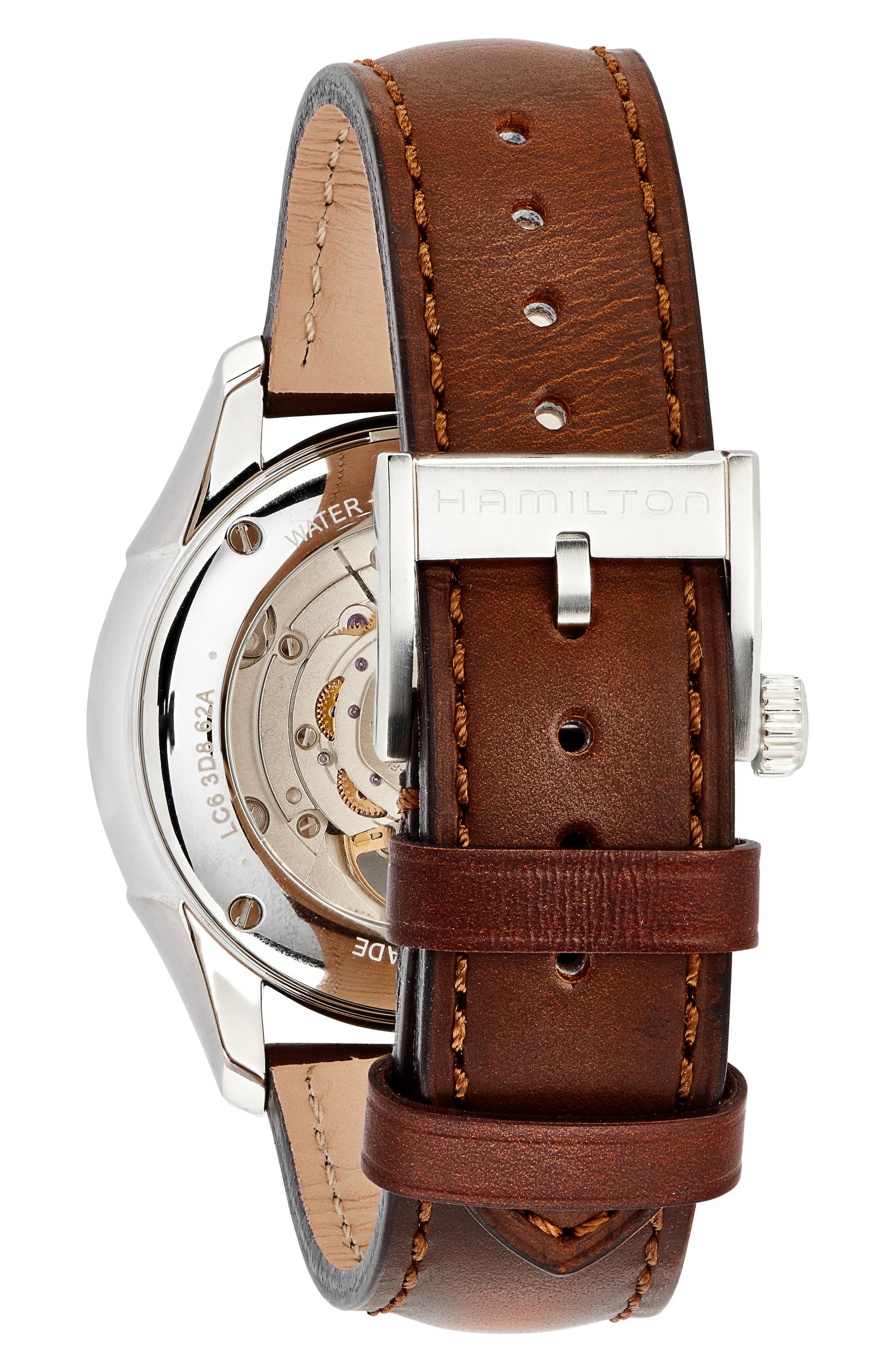 Hamilton Jazzmaster Open Heart Automatic Leather Strap Watch 40mm hamilton-jazzmaster-open-heart-automatic-leather-strap-watch-40mm