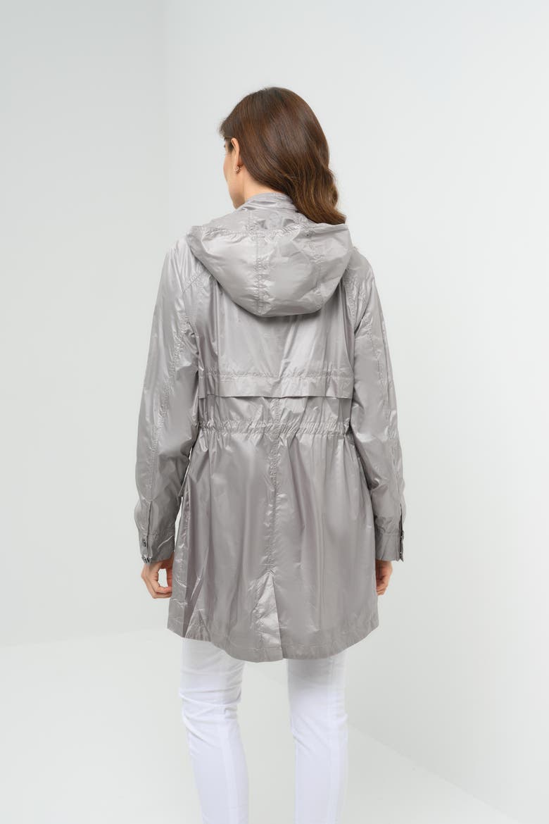 Ramona Windbreaker Jacket, Alternate, color, Silver Grey