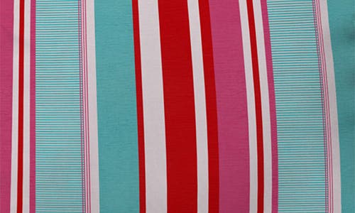 Deny Designs Stripe & Lobster Print Throw Pillow In Multi Stripe