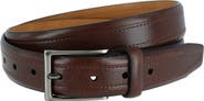 Trafalgar Stitched Detail Leather Belt