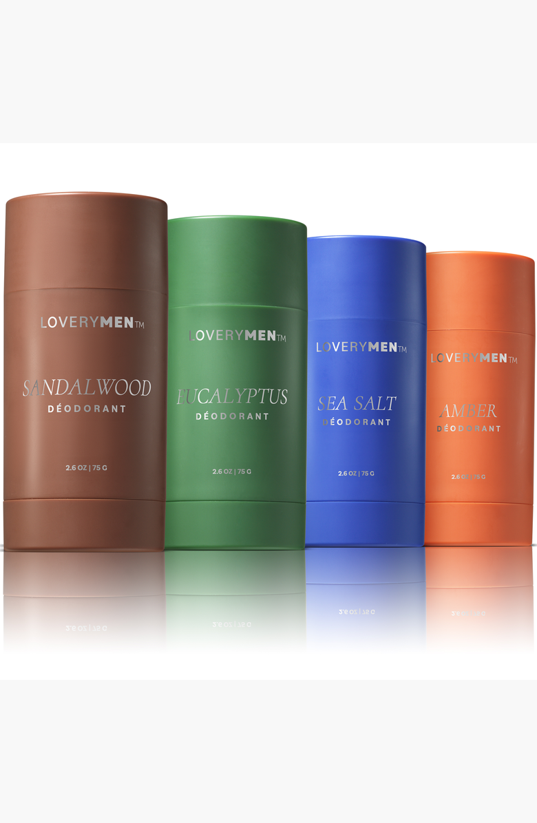 Lovery 4-Pack Aluminum Free Deodorant Stick Gift Set, Alternate, color, NO COLOR