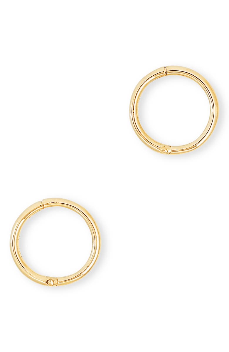 Kendra Scott Keeley 18K Gold Vermeil Huggie Earrings, Alternate, color,