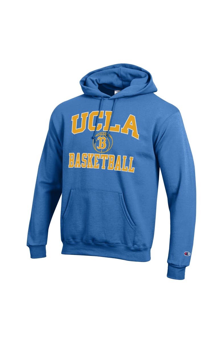 Champion Men's Champion Blue UCLA Bruins Basketball Icon Powerblend Pullover Hoodie, Alternate, color, Blue