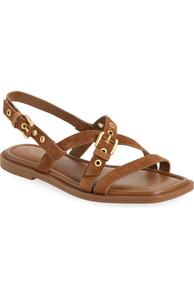 rag & bone Harlow Strappy Sandal, Main, color, Umber Suede