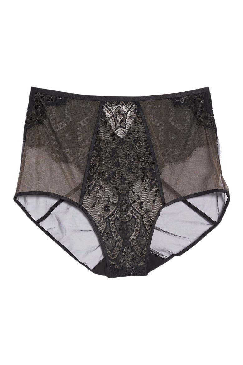 Maestra Full Briefs, Alternate, color, BLACK