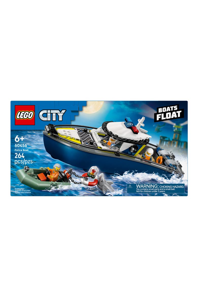City Police Boat Chase Set - 60456, Main, color, MULTI