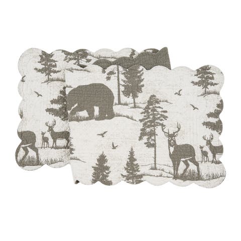 Henderson Hideaway Woven Reversible Rustic Winter Wilderness Table Runner 14" x 51"