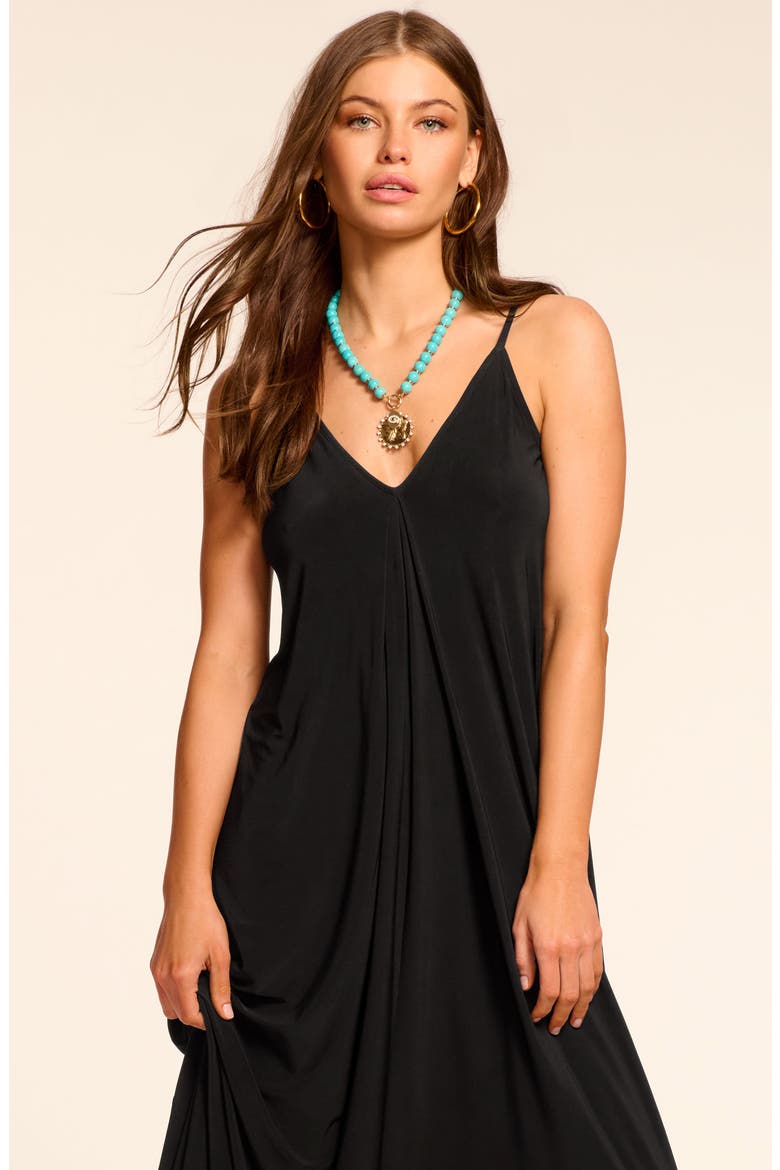 Clara Sleeveless Maxi Dress, Alternate, color, BLACK