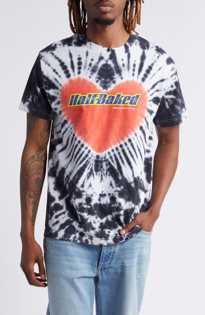 PLEASURES Half Baked Cotton Graphic T-Shirt, Main, color, 