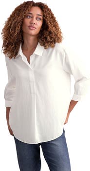 Celtic & Co. Linen Blend Relaxed Blouse