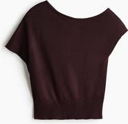 H&M Fine-knit One-shoulder Top