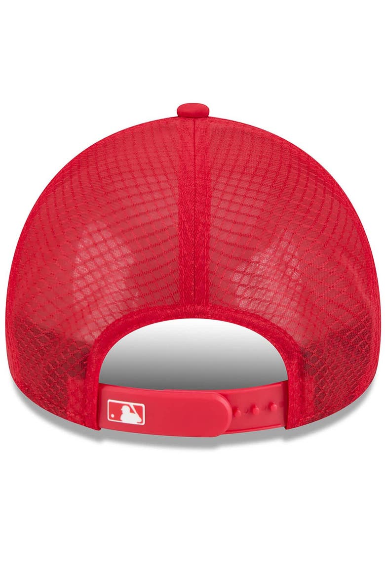 Men's New Era Red Philadelphia Phillies 2026 Batting Practice Alternate Apex 9FORTY Adjustable Hat, Alternate, color, Red