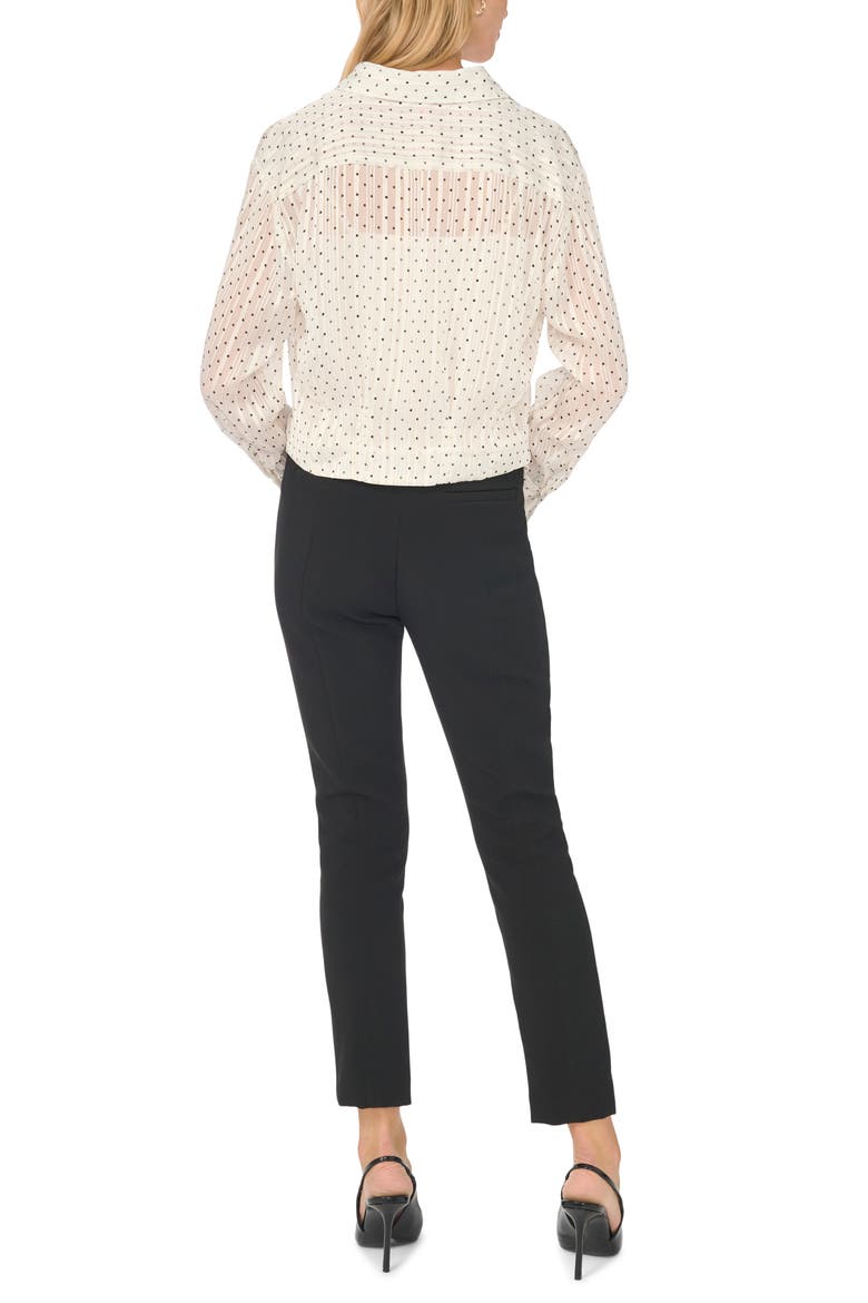 Pintucked Button Front Shirt, Alternate, color, NEW IVORY