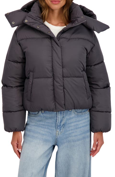 Short Hooded Puffer Jacket