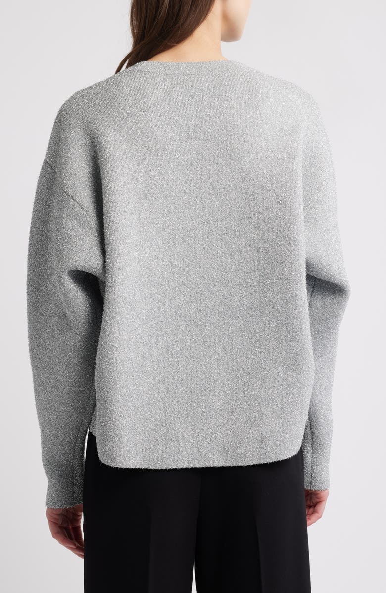 COS Sparkle Oversize Wool Blend Sweater, Alternate, color, 
