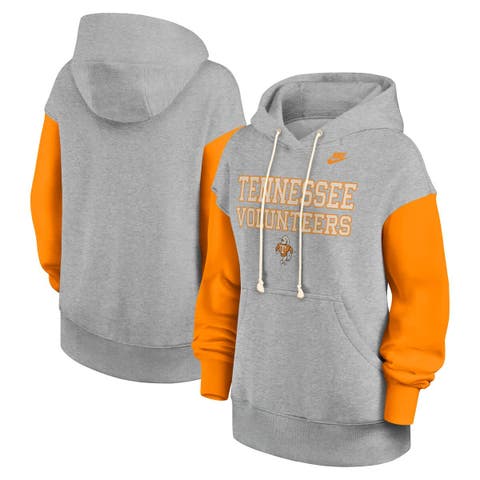 Women
s Nike Heather Gray/Tennessee Orange Tennessee Volunteers Oversized Legacy Phoenix Pullover Hoodie