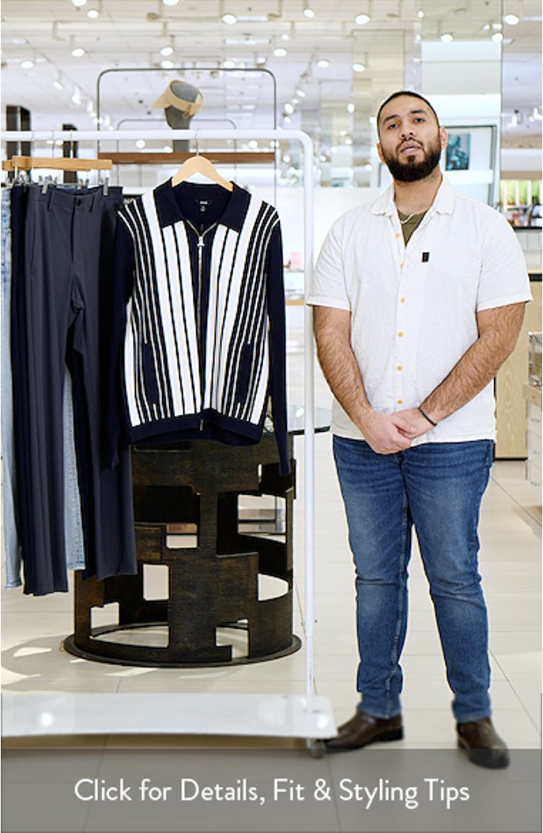 Ambient Stripe Zip Cardigan, sales video thumbnail