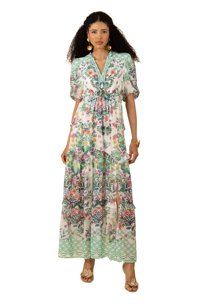 Hale Bob Khaleesi Chiffon Maxi Dress, Main, color,