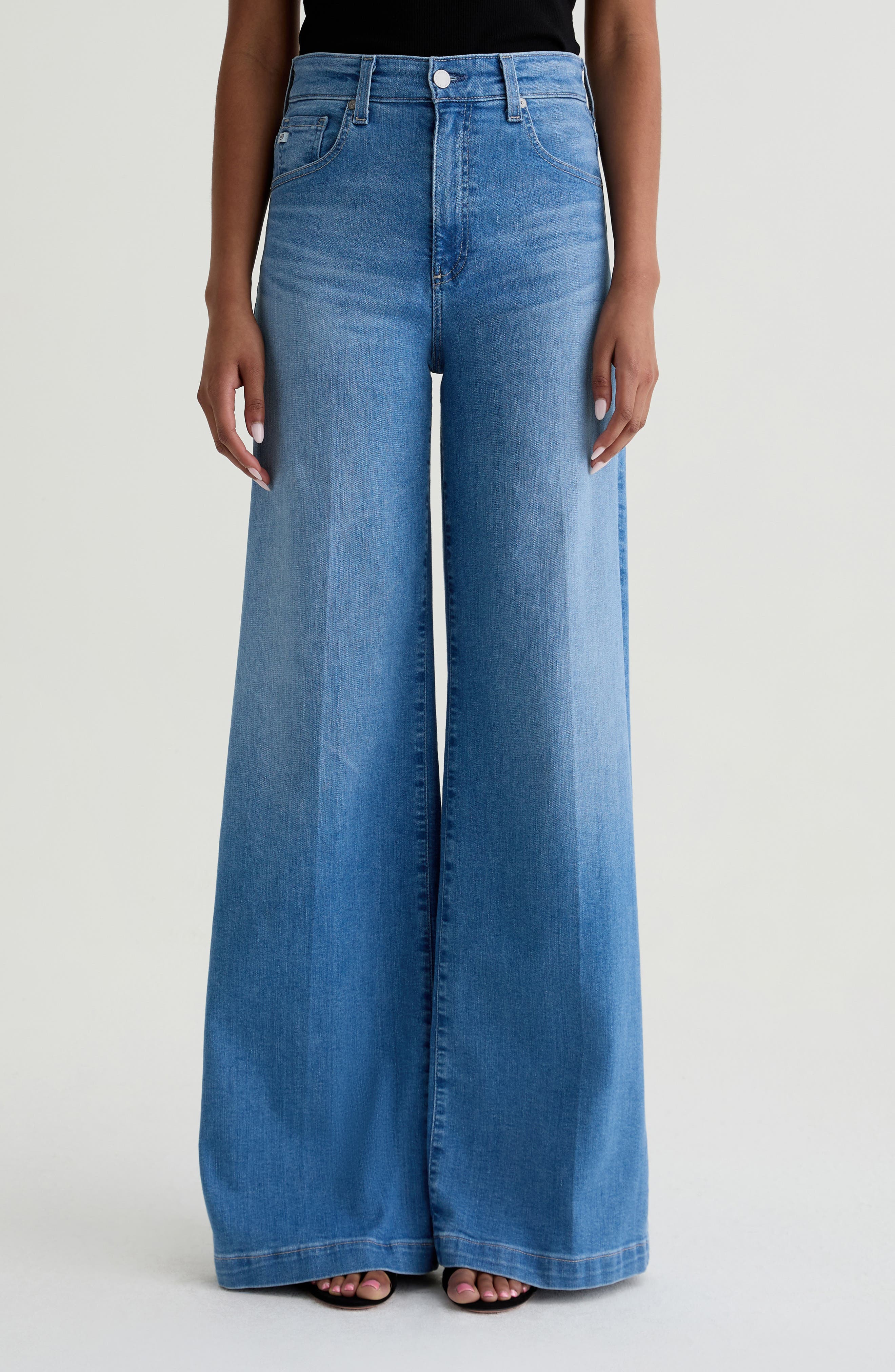 AG Deven High Waist Ultra Wide Leg Jeans