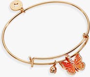 Alex and Ani New York Botanical Garden® Monarch Butterfly Charm Bangle