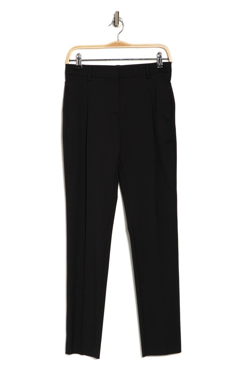 Valentino Stretch Wool Pants, Alternate, color, Nero