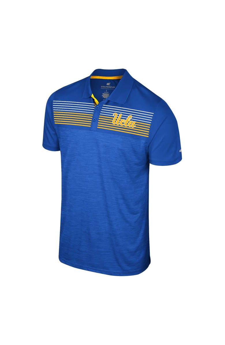 COLOSSEUM Men's Colosseum Blue UCLA Bruins Langmore Polo, Alternate, color,