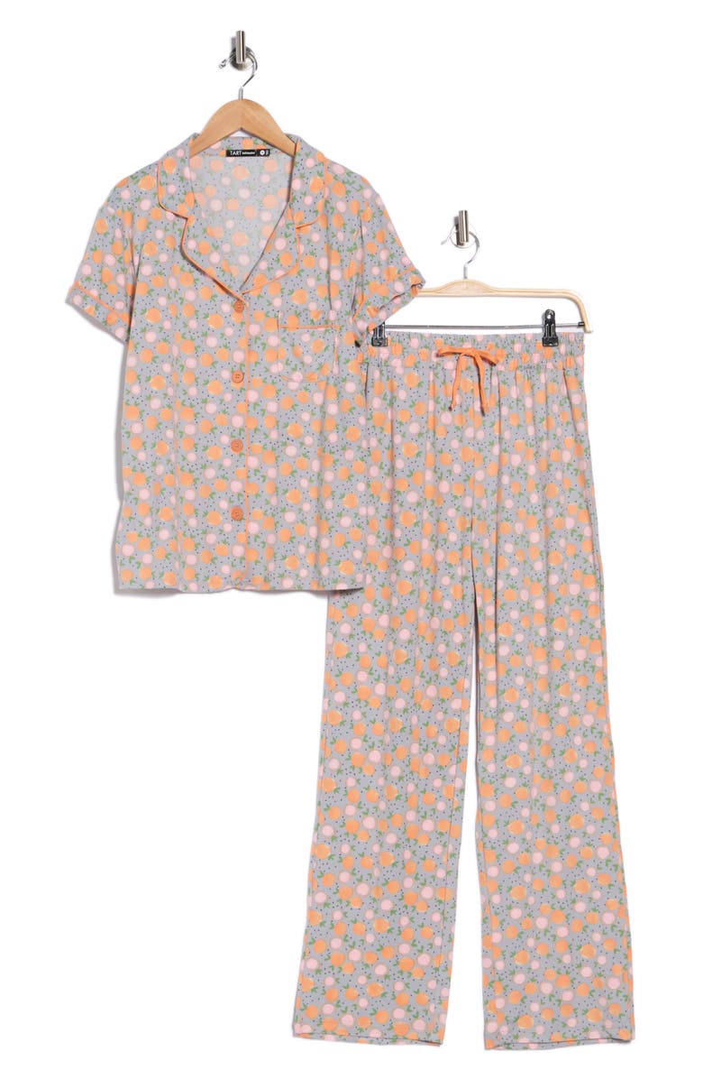 Tart Ginnie Pajamas, Alternate, color, Grapefuit Print