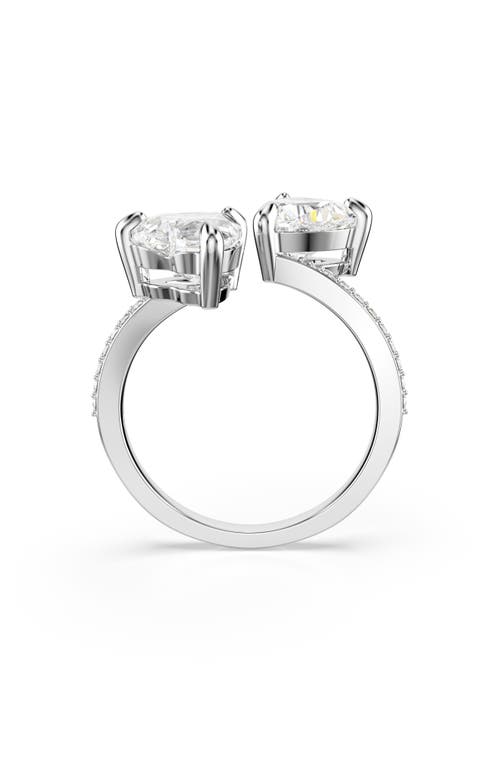 Swarovski Crystal-embellished Ring In White