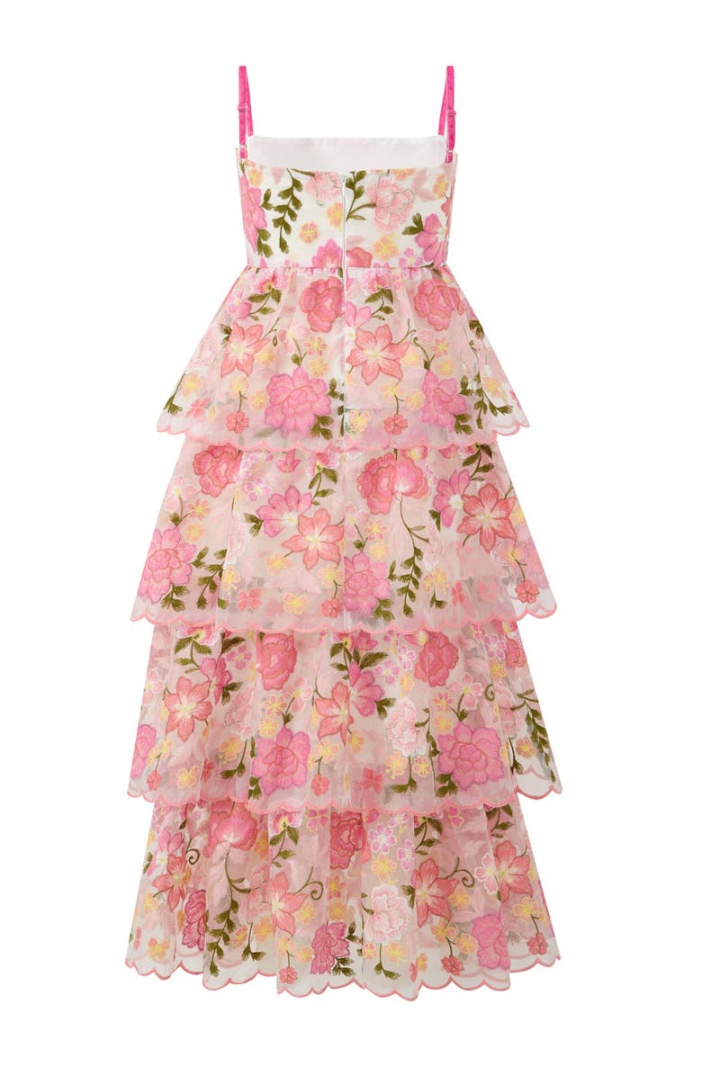 Marlo Kids Avery Embroidered Maxi Dress, Alternate, color, Floral