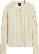 Pendleton Cable Knit Cotton Cardigan