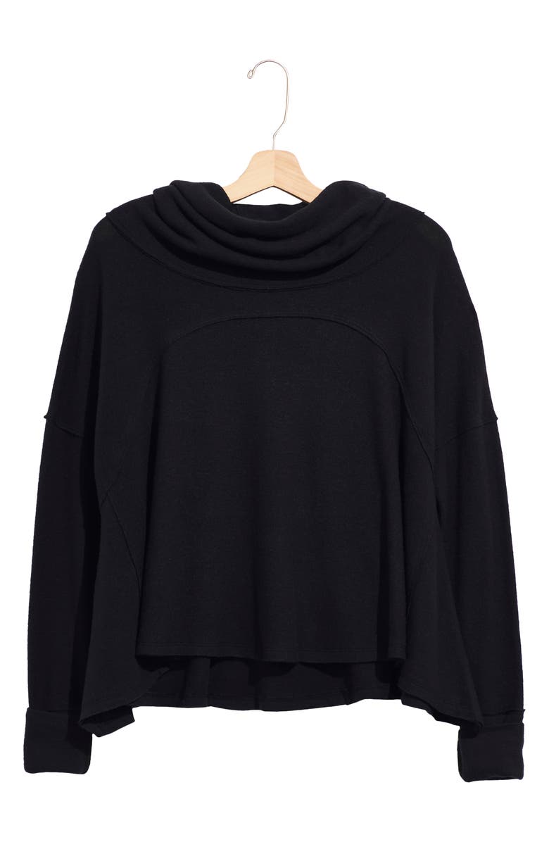 Free People Cozy Time Funnel Neck Top, Alternate, color, 