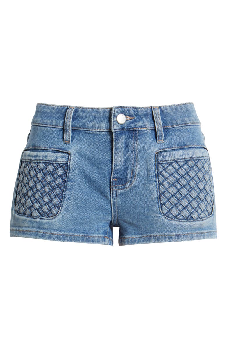 PTCL Marina Woven Pocket Denim Shorts, Alternate, color, Medium Wash