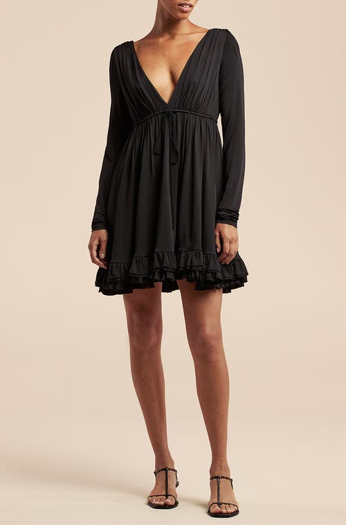 REBECCA TAYLOR REBECCA TAYLOR BABYDOLL LONG SLEEVE DRESS