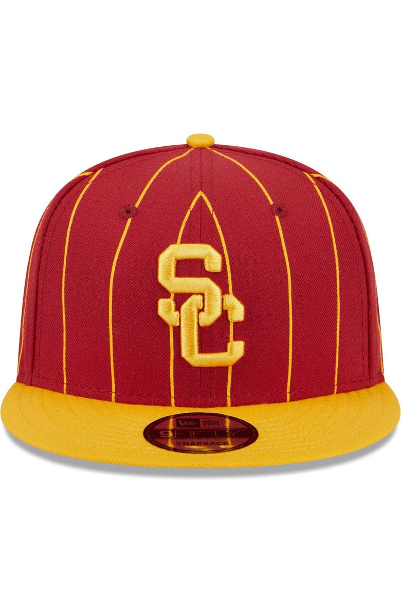 New Era Men's New Era Cardinal/Gold USC Trojans Vintage 9FIFTY Snapback Hat, Alternate, color, 
