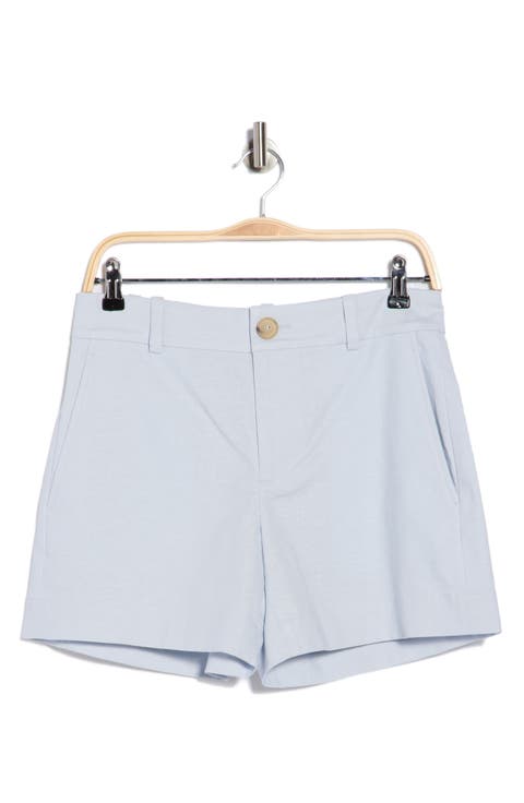 Casual Linen Blend Shorts
