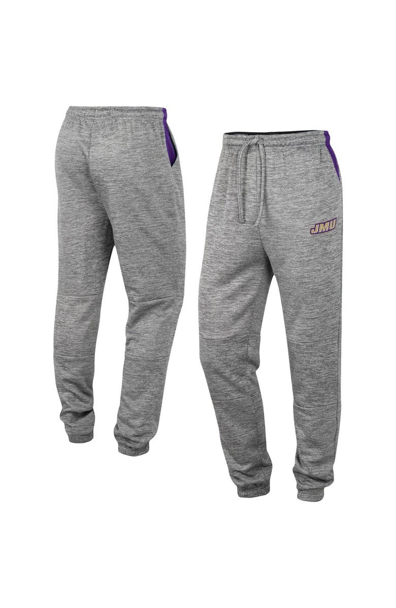 COLOSSEUM Men's Colosseum Gray James Madison Dukes Worlds to Conquer Sweatpants, Main, color,