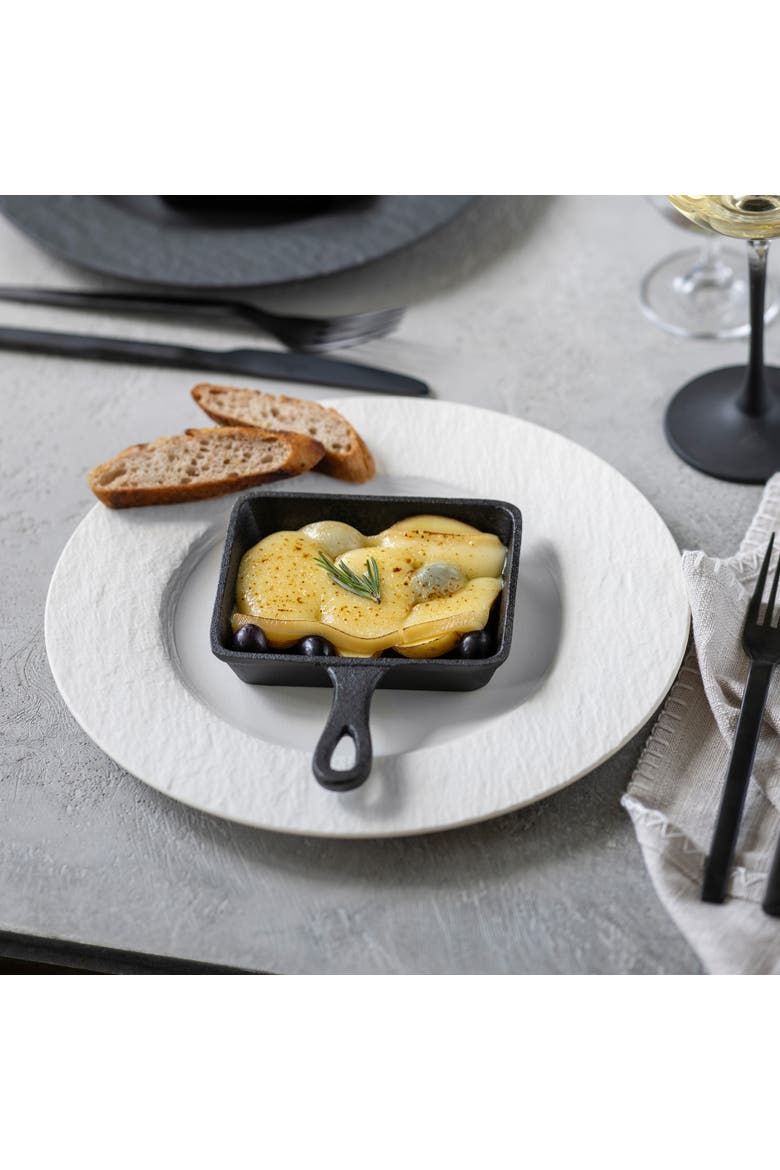 Manufacture Rock blanc Dinner Plate, Alternate, color, white