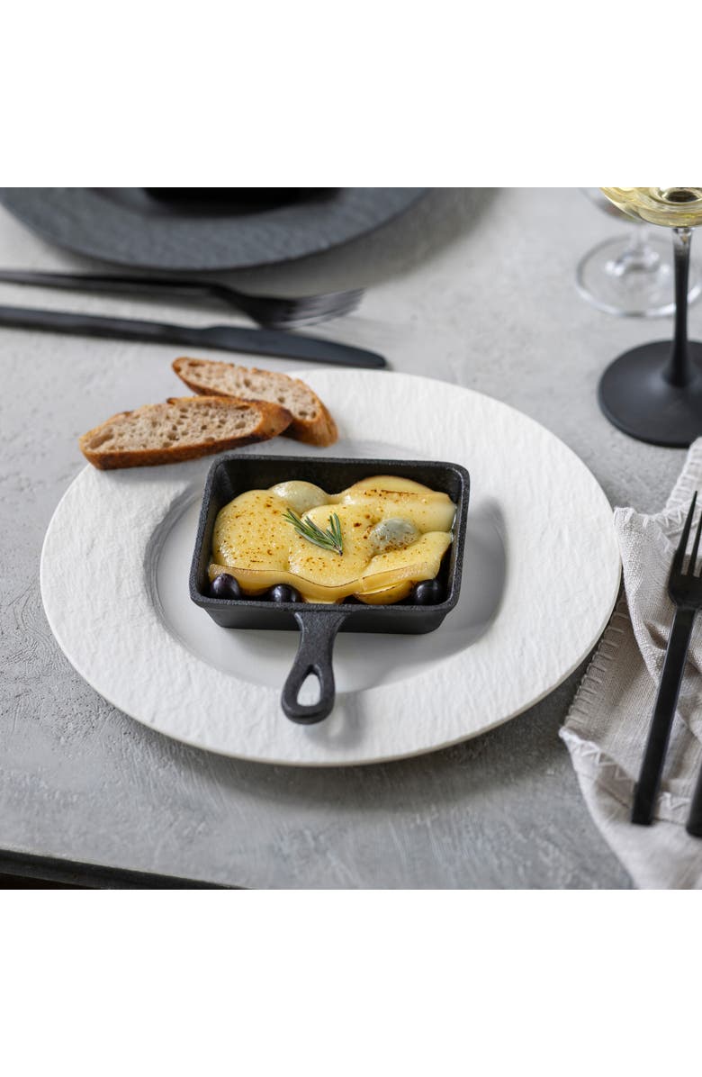 Villeroy & Boch Manufacture Rock blanc Dinner Plate, Alternate, color, White