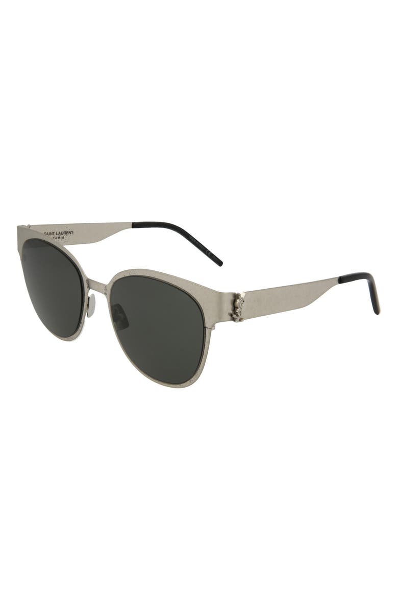 Saint Laurent 54mm Round Sunglasses, Alternate, color,
